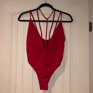 🌹MISSGUIDED RED BODY SUIT 🌹